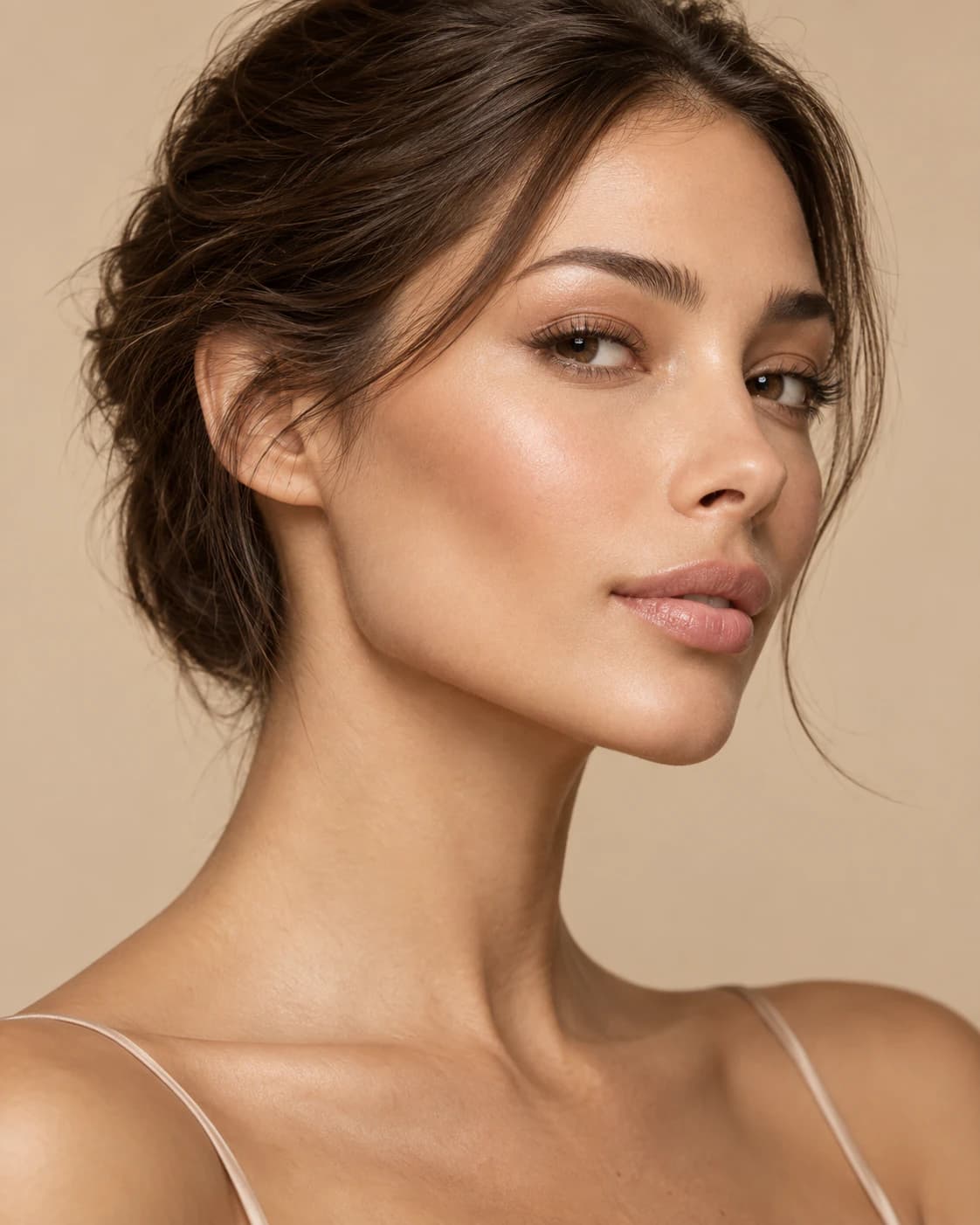 Buccal Fat Removal — a close study of the face in warm studio light