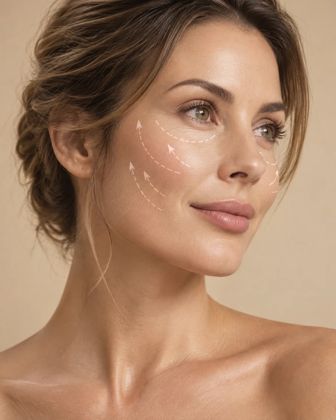 Facial Fat Transfer — a close study of the face in warm studio light